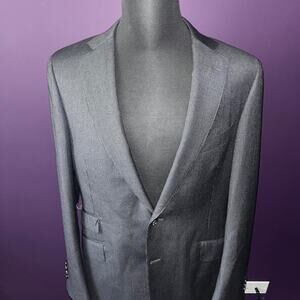 Suitsupply Charcoal Grey Pinstripe Jacket Blazer Suit 42R
